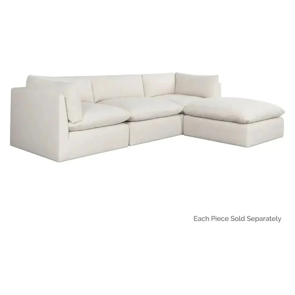 Reve Performance Fabric Modular Ottoman - LOOMLAN - SUNPAN - Ottomans