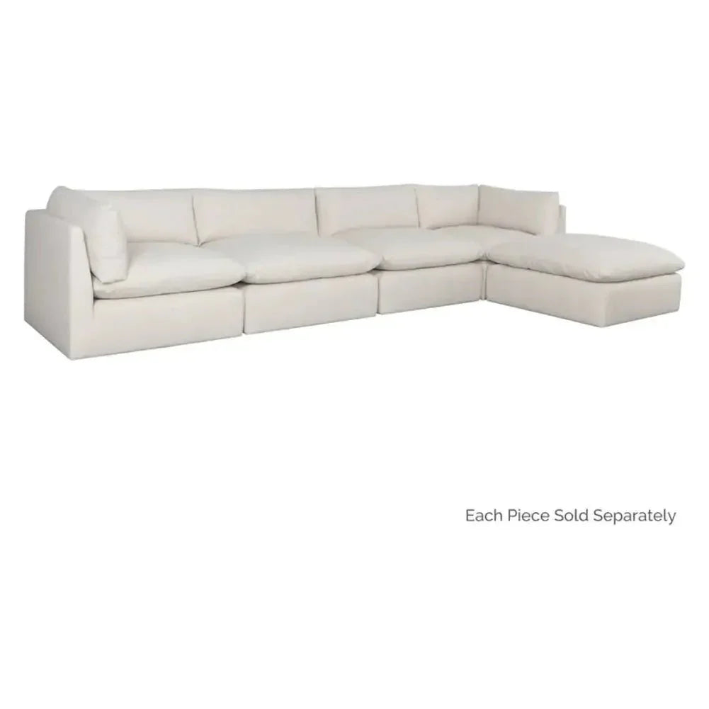 Reve Performance Fabric Modular Ottoman - LOOMLAN - SUNPAN - Ottomans