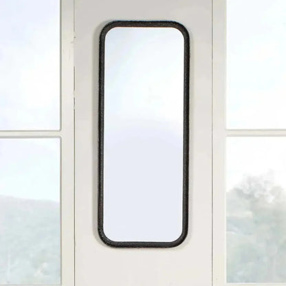 Reversible Black Iron Capital Wall Mirror - LOOMLAN - Jamie Young - Wall Mirrors