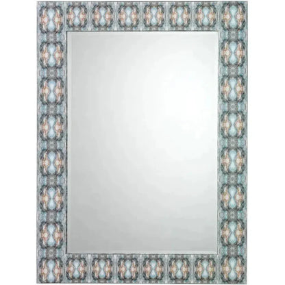 Reversible Blue Rorschach Wall Mirror - LOOMLAN - Jamie Young - Wall Mirrors