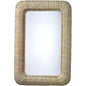 Reversible Corn Straw Rope Hollis Rectangle Wall Mirror - LOOMLAN - Jamie Young - Wall Mirrors
