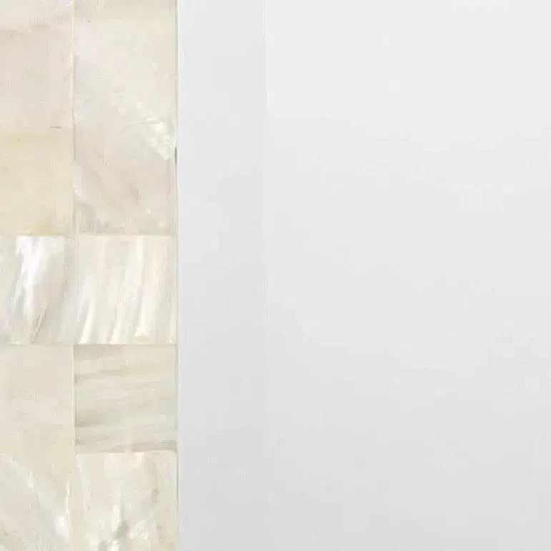 Reversible Cream Mother of Pearl Rectangle Wall Mirror - LOOMLAN - Jamie Young - Wall Mirrors