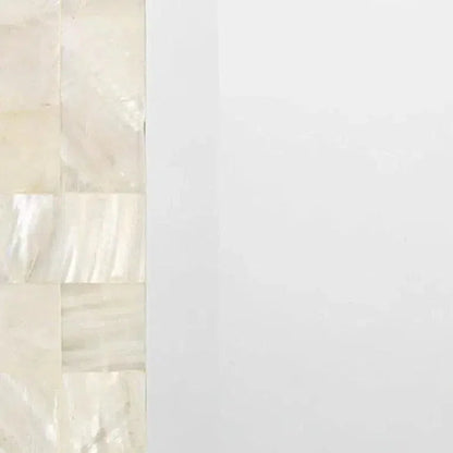 Reversible Cream Mother of Pearl Rectangle Wall Mirror - LOOMLAN - Jamie Young - Wall Mirrors