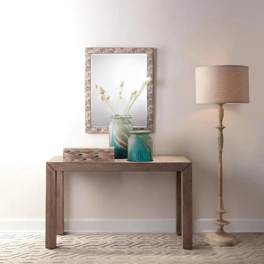 Reversible Cream Plume Rectangle Wall Mirror - LOOMLAN - Jamie Young - Wall Mirrors