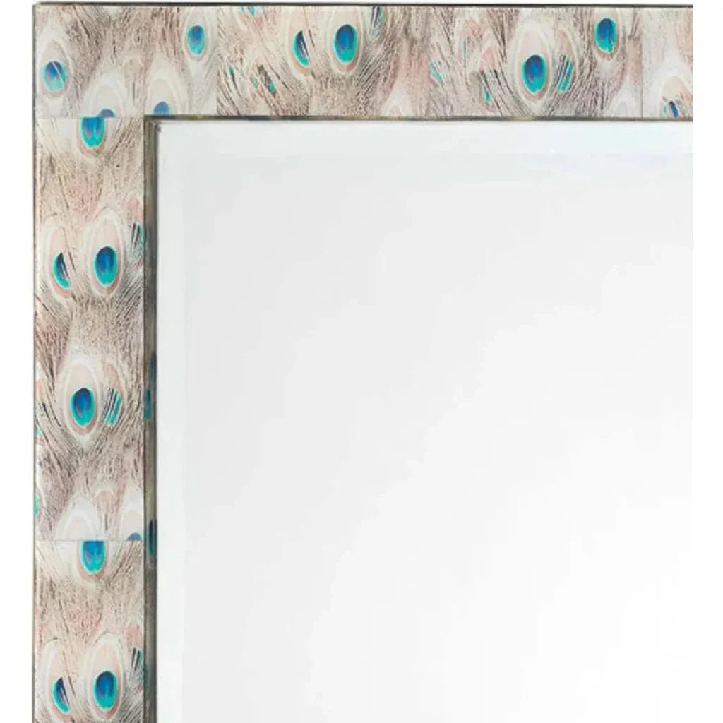Reversible Cream Plume Rectangle Wall Mirror - LOOMLAN - Jamie Young - Wall Mirrors