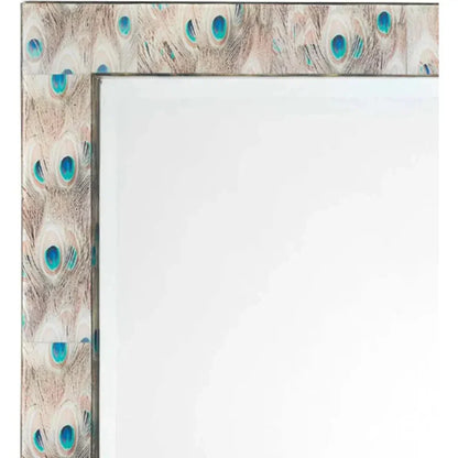 Reversible Cream Plume Rectangle Wall Mirror - LOOMLAN - Jamie Young - Wall Mirrors