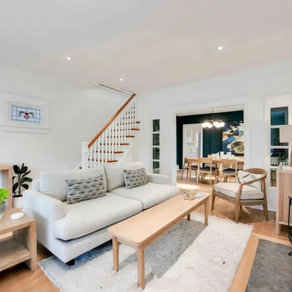 Reversible Cushions Loose Back Grey Sofa Beach Linen - LOOMLAN - LH Imports - Sofas & Loveseats