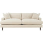 Reversible Cushions Loose Back Grey Sofa Beach Linen - LOOMLAN - LH Imports - Sofas & Loveseats