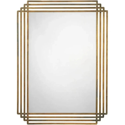 Reversible Position Brass Serai Wall Mirror - LOOMLAN - Jamie Young - Wall Mirrors