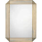 Reversible Position Brass Serai Wall Mirror - LOOMLAN - Jamie Young - Wall Mirrors