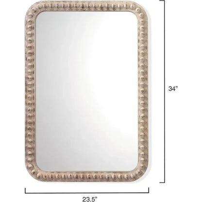 Reversible White Rectangle Audrey Wall Mirror - LOOMLAN - Jamie Young - Wall Mirrors