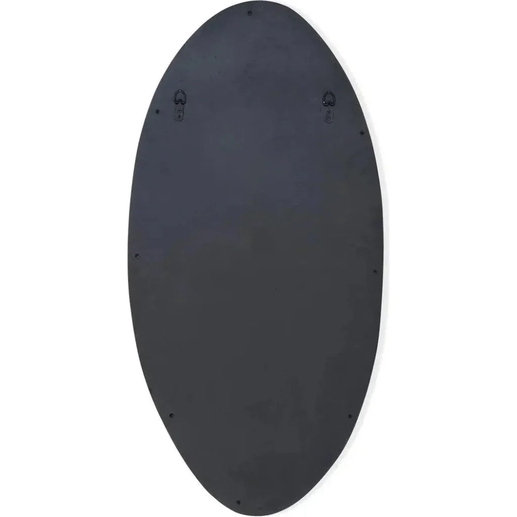 Reversible Wood Organic Oval Wall Mirror - LOOMLAN - Jamie Young - Wall Mirrors