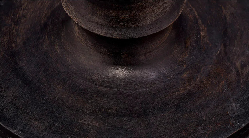 Revolution Wood Floor Lamp Black-Floor Lamps-Jamie Young-LOOMLAN