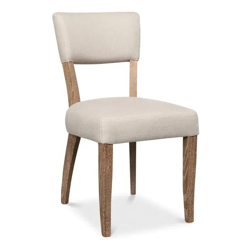 Rhett Cream Dining Chairs Set of 2 - LOOMLAN - Sarreid - Dining Chairs