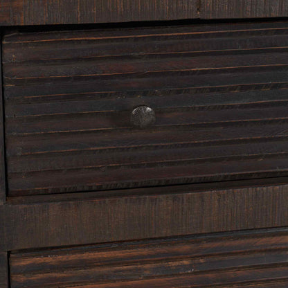 Rhett Six Drawers Wood Dresser