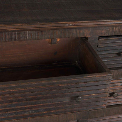 Rhett Six Drawers Wood Dresser