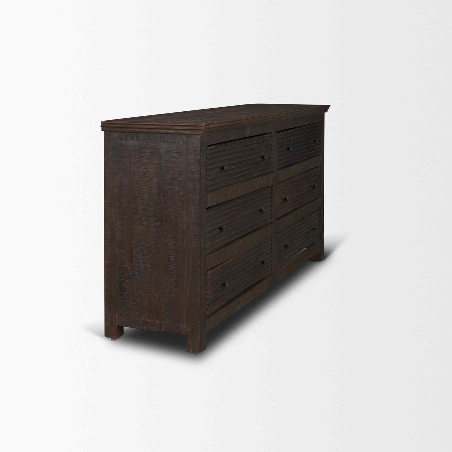 Rhett Six Drawers Wood Dresser