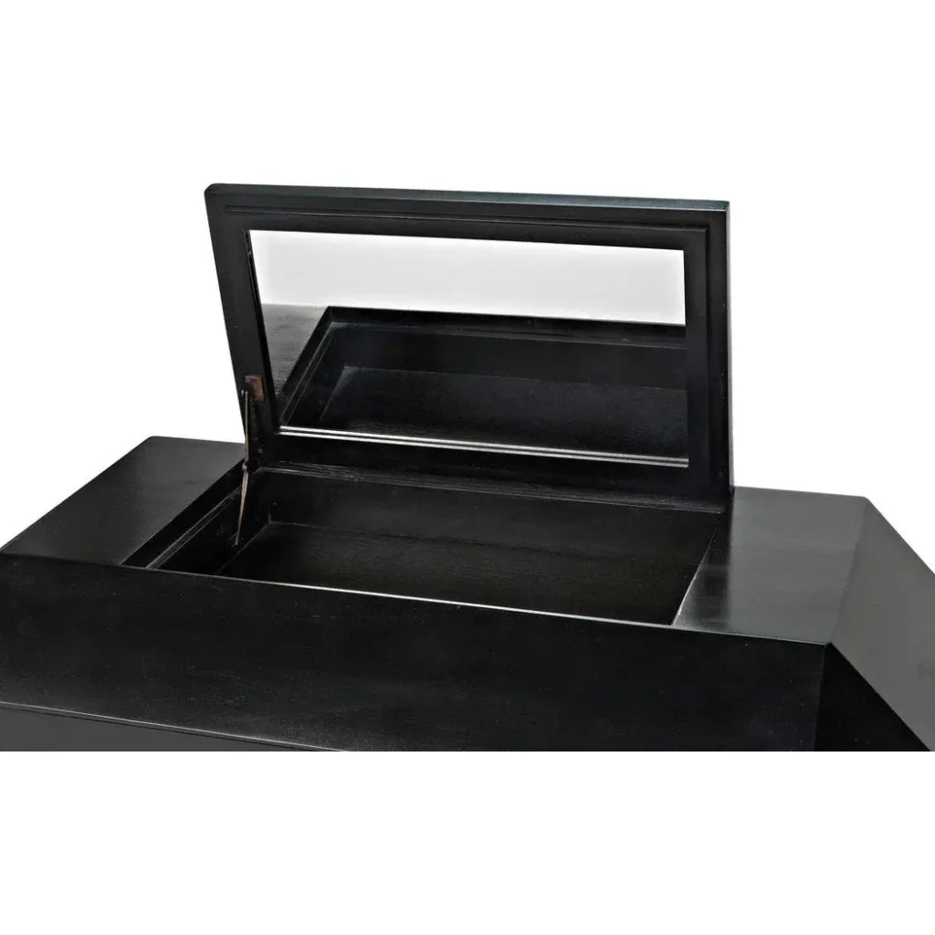 Rhiana Wood Black Dresser - LOOMLAN - Noir - Dressers