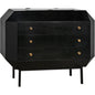 Rhiana Wood Black Dresser - LOOMLAN - Noir - Dressers