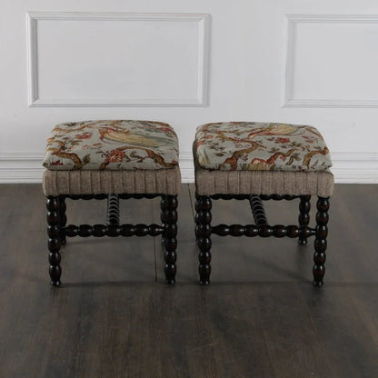Rhodes Fabric Comfort Ottoman - LOOMLAN - Peninsula Home - Ottomans
