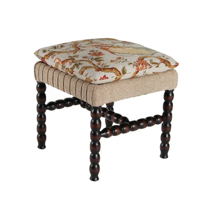 Rhodes Fabric Comfort Ottoman - LOOMLAN - Peninsula Home - Ottomans