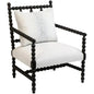 Rhodes Fabric Occasional Chair - LOOMLAN - Peninsula Home - Club Chairs
