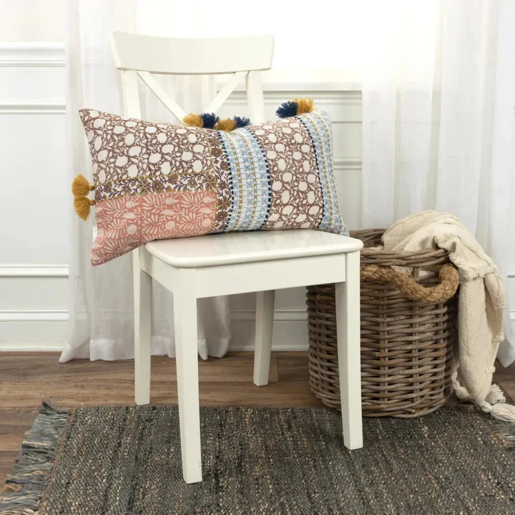 Rian Brown Lumbar Pillow With Insert - LOOMLAN - LOOMLAN - Throw Pillows