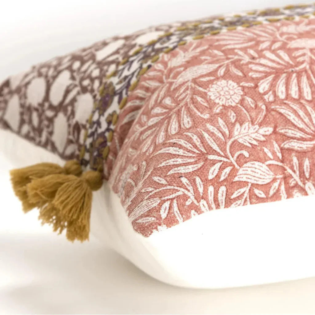 Rian Brown Lumbar Pillow With Insert - LOOMLAN - LOOMLAN - Throw Pillows