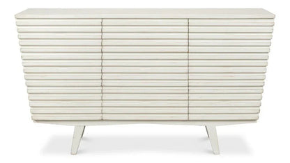 Ribbed Nine Drawer Wood Chest - LOOMLAN - Sarreid - Chests