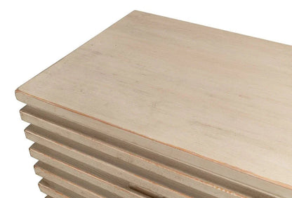 Ribbed Nine Drawer Wood Chest - LOOMLAN - Sarreid - Chests