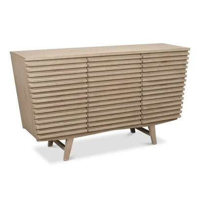 Ribbed Nine Drawer Wood Chest - LOOMLAN - Sarreid - Chests