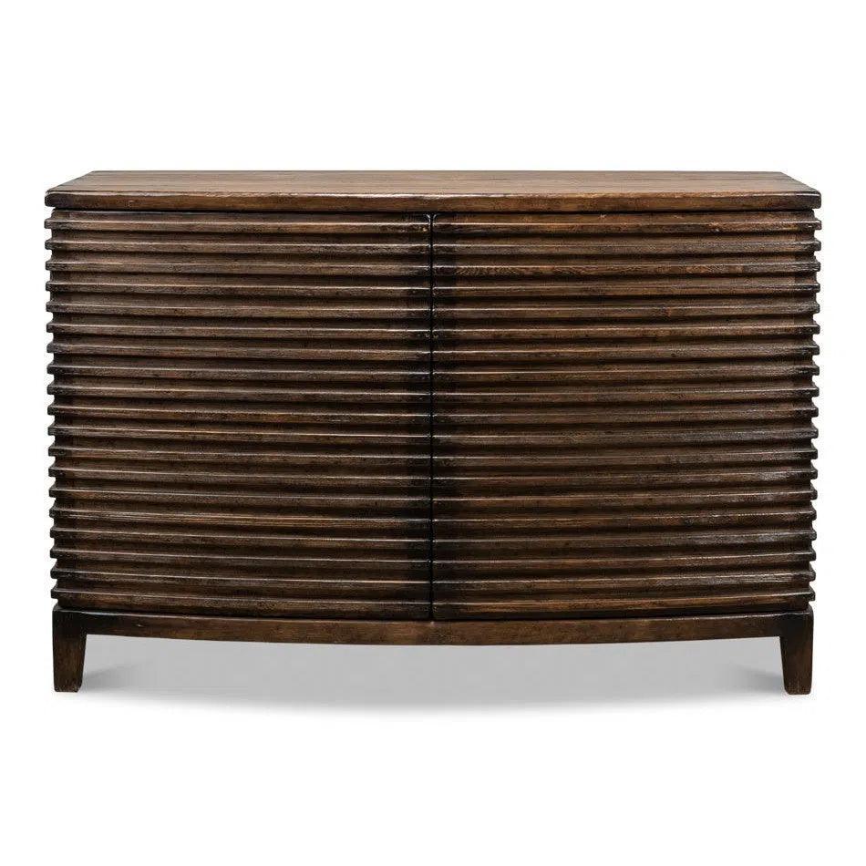 Ribbed Remington Small Sideboard - LOOMLAN - Sarreid - Sideboards