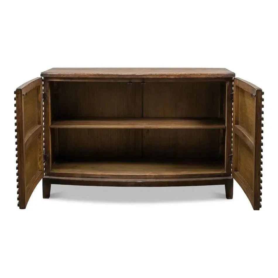 Ribbed Remington Small Sideboard - LOOMLAN - Sarreid - Sideboards