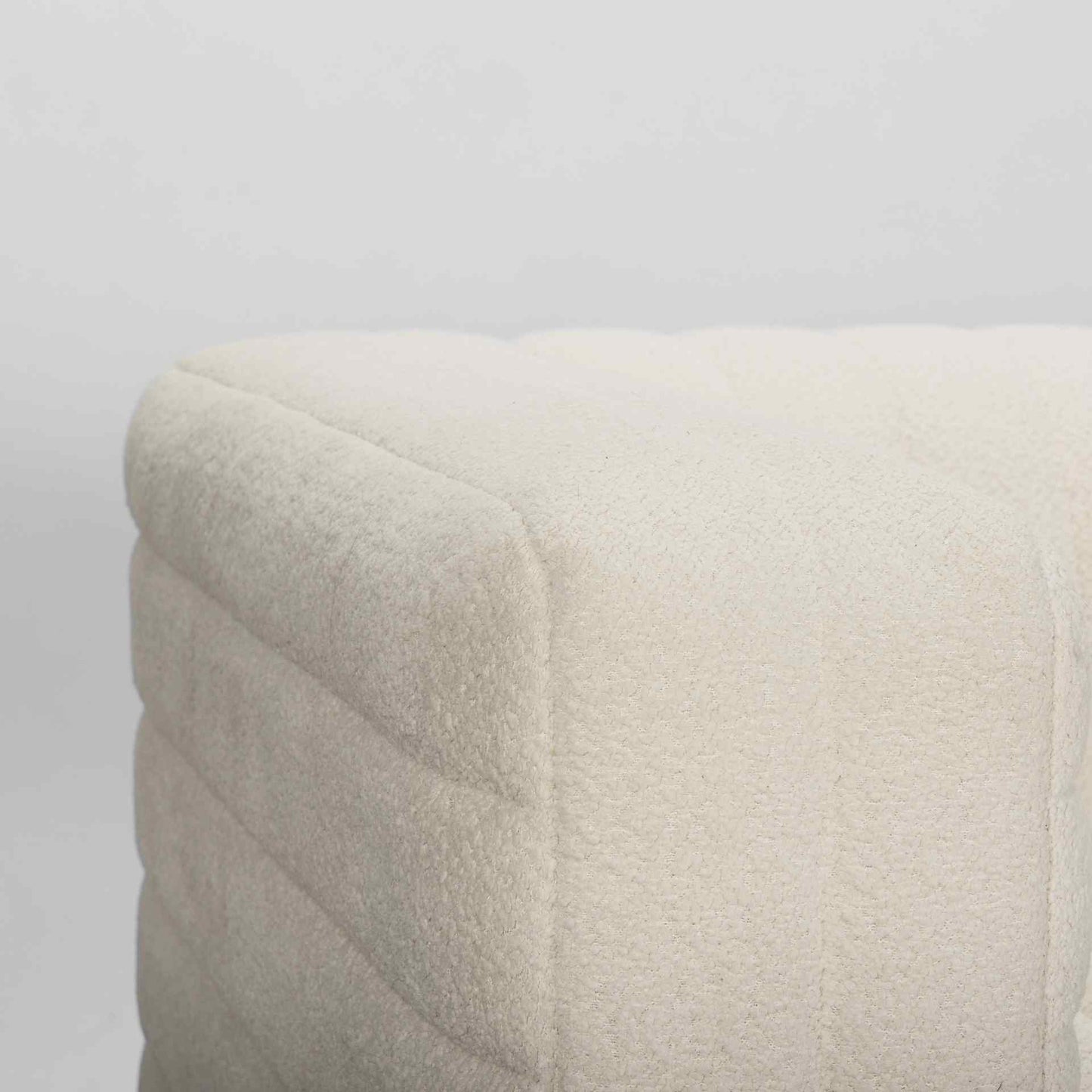 Ricciardo Cream Boucle Three Seater Sofa