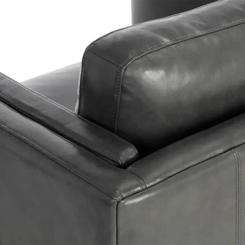 Richmond Leather Armchair-Lounge Chairs-SUNPAN-LOOMLAN