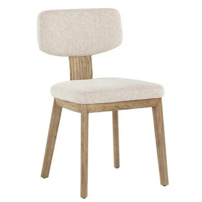 Rickett Fabric Armless Dining Chair 2PC - LOOMLAN - SUNPAN - Dining Chairs