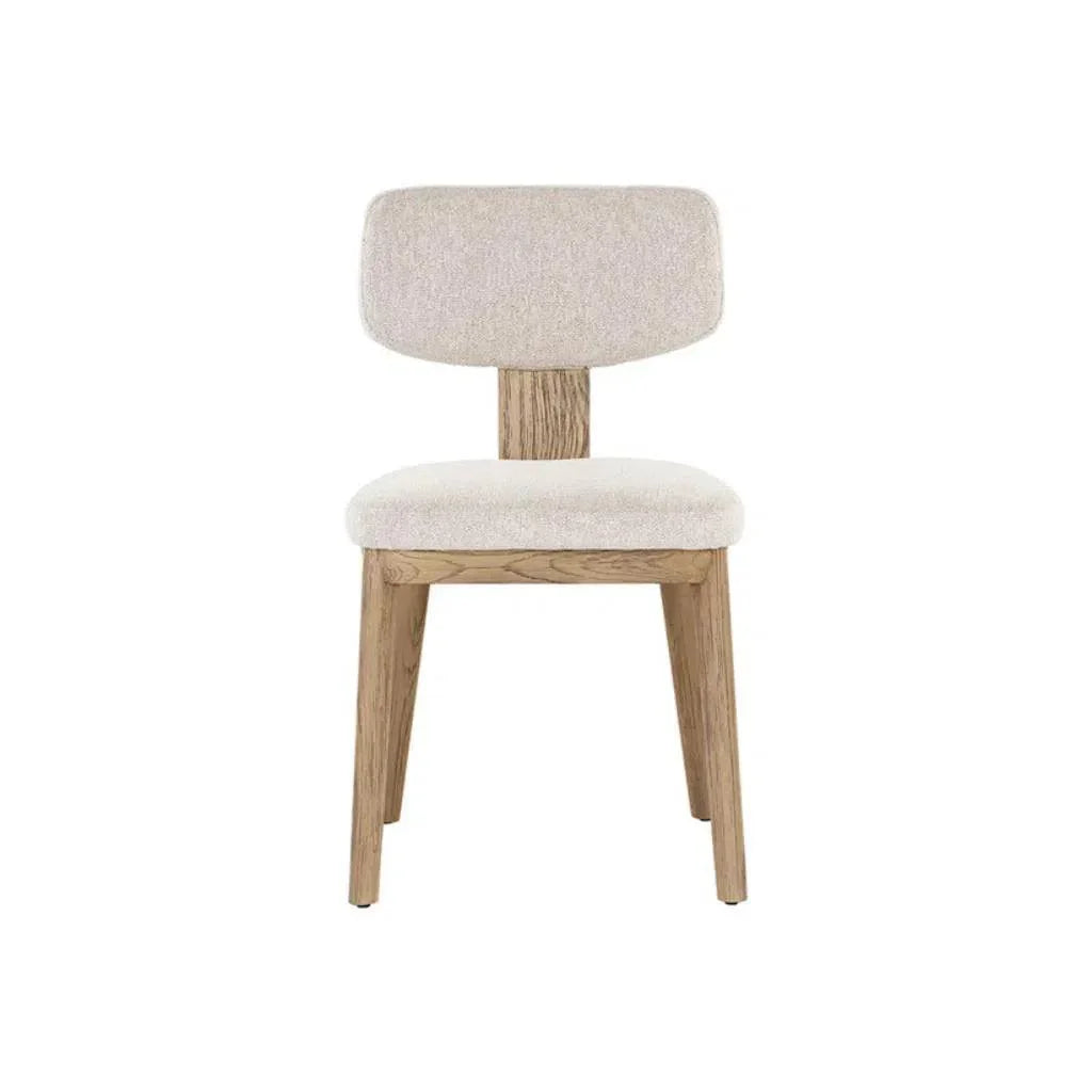 Rickett Fabric Armless Dining Chair 2PC - LOOMLAN - SUNPAN - Dining Chairs