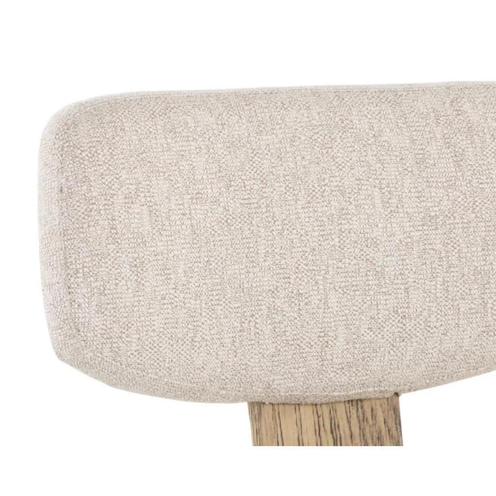 Rickett Fabric Armless Dining Chair 2PC - LOOMLAN - SUNPAN - Dining Chairs