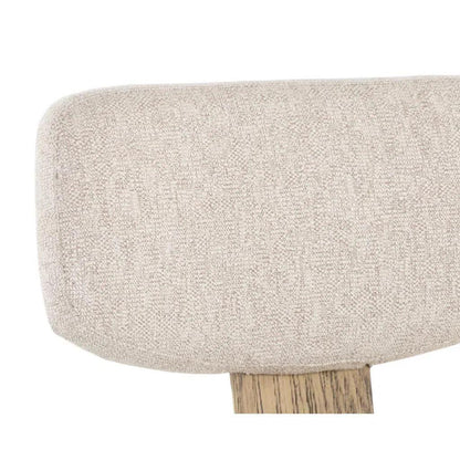 Rickett Fabric Armless Dining Chair 2PC - LOOMLAN - SUNPAN - Dining Chairs