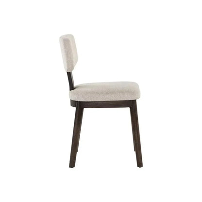 Rickett Fabric Armless Dining Chair 2PC - LOOMLAN - SUNPAN - Dining Chairs
