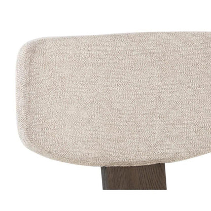 Rickett Fabric Armless Dining Chair 2PC - LOOMLAN - SUNPAN - Dining Chairs