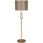 Ridge Metal Floor Lamp with Shade-Floor Lamps-Noir-LOOMLAN