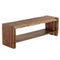 Ridge Waterfall Edge Wooden Backless Bench - LOOMLAN - SUNPAN - Bedroom Benches