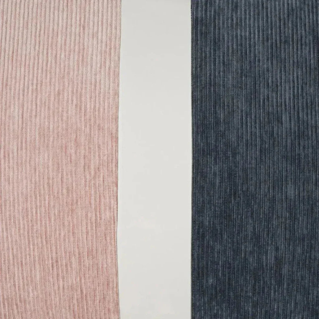 Ridges Band Color Block Band Navy Large Throw Pillow - LOOMLAN - D.V. Kap - Throw Pillows