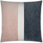 Ridges Band Color Block Band Navy Large Throw Pillow - LOOMLAN - D.V. Kap - Throw Pillows