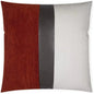 Ridges Band Paprika Band Red Large Throw Pillow Insert - LOOMLAN - D.V. Kap - Throw Pillows