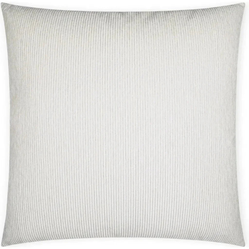 Ridges Haze Stripes Textured Mist Large Throw Pillow - LOOMLAN - D.V. Kap - Throw Pillows