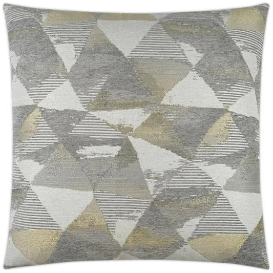 Ridgeview Golden Grey Gold Large Throw Pillow Insert - LOOMLAN - D.V. Kap - Throw Pillows