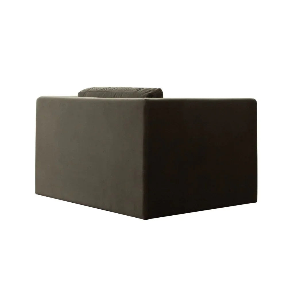 Rift Performance Velvet Arm Chair - LOOMLAN - Diamond Sofa - Club Chairs