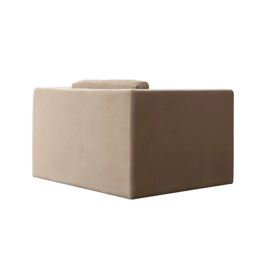 Rift Performance Velvet Arm Chair - LOOMLAN - Diamond Sofa - Club Chairs